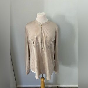 Calvin Klein zipper blouse